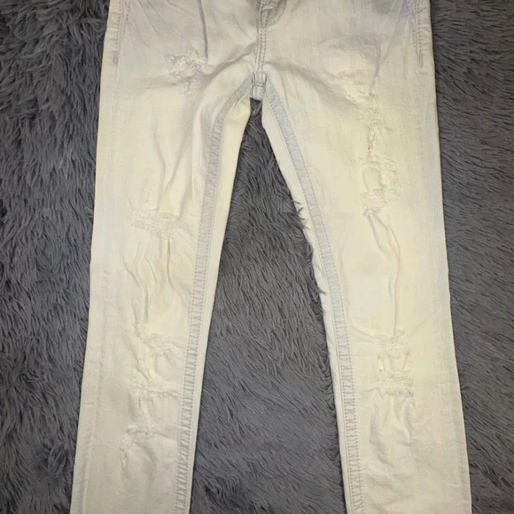 Miss Me Jeans Women's 26 Straight Acid Bleach Wash Studded Rhinestone Grunge - Picture 6 of 15